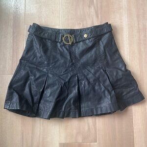 Free People faux leather skirt, size 0
